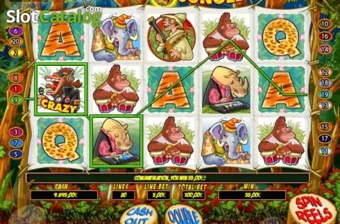 Скрин4. Crazy Jungle (R. Franco) слот
