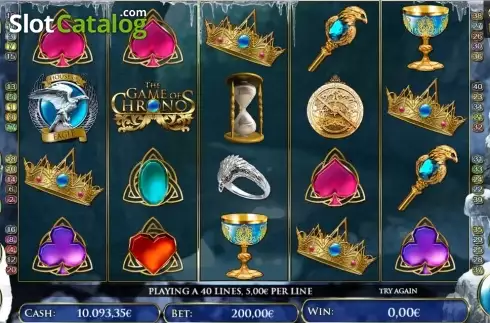 Скрин2. The Game of Chronos Eagle слот