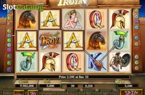 Скрин3. Troya слот