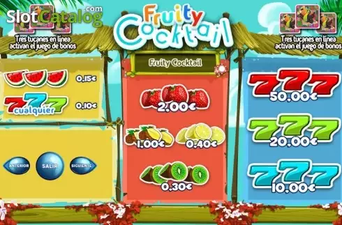 Скрин6. Fruity Cocktail слот