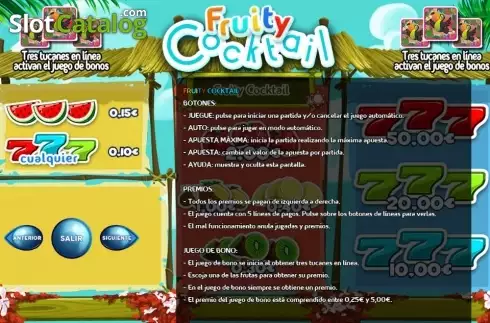Скрин7. Fruity Cocktail слот