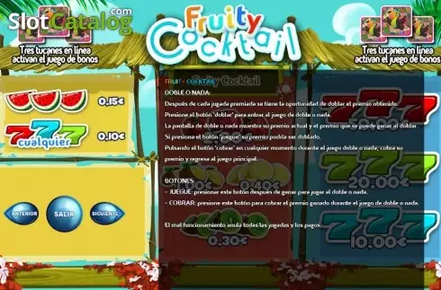 Скрин8. Fruity Cocktail слот