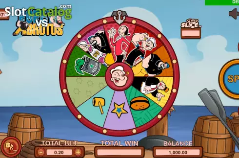 Скрин2. Popeye vs Brutus слот