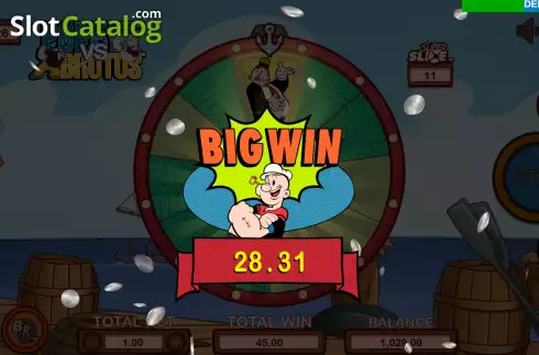 Скрин4. Popeye vs Brutus слот