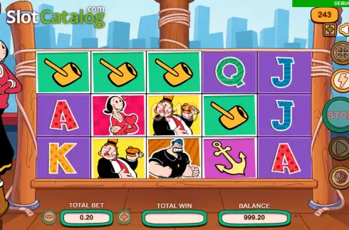 Скрин4. Popeye and Olive Oyl слот