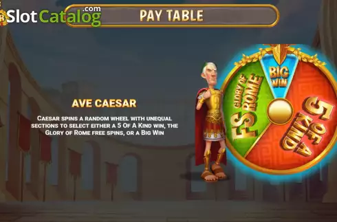 Скрин9. Ave Caesar (RAW iGaming) слот
