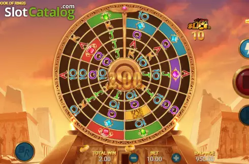 Скрин3. Ramses' Book of Rings слот