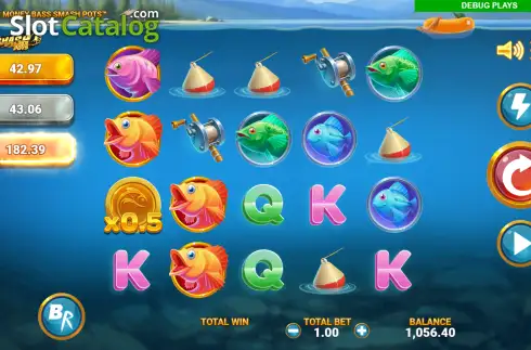 Скрин2. Bigger Money Bass Smash Pots слот