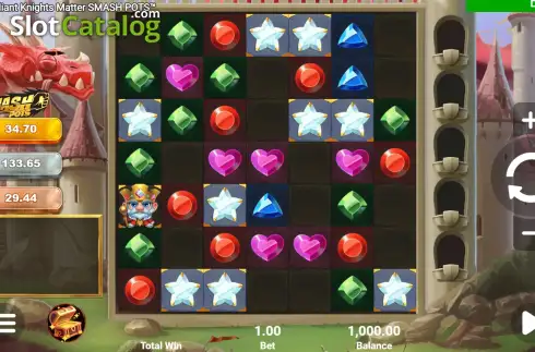 Скрин2. Valiant Knights Smash Pots слот