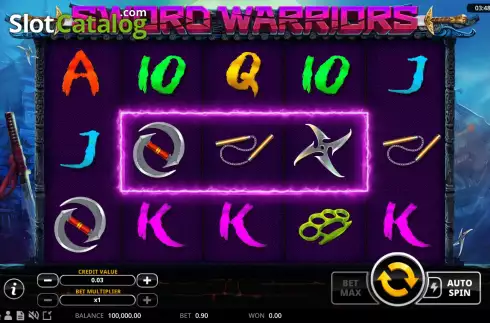 Скрин2. Sword Warriors слот