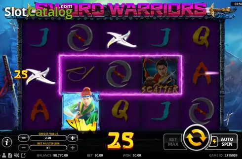 Скрин6. Sword Warriors слот
