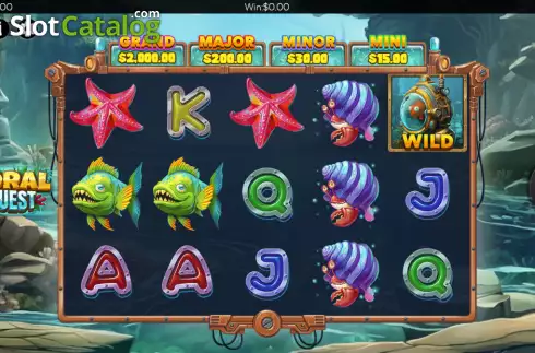Скрин2. Coral Quest слот