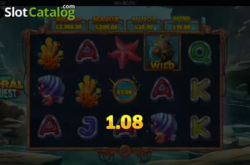 Скрин3. Coral Quest слот