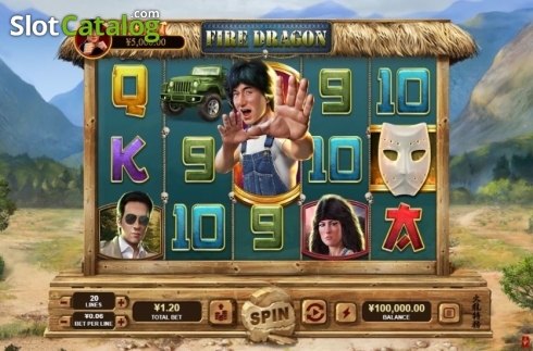 Скрин2. Fire Dragon слот