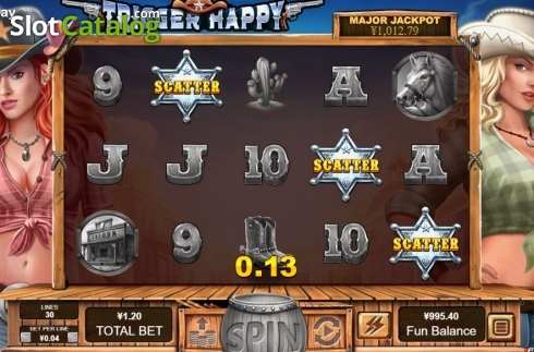 Скрин3. Trigger Happy (RTG) слот