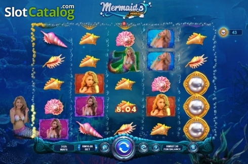 Скрин4. Mermaid's Pearls (RTG) слот