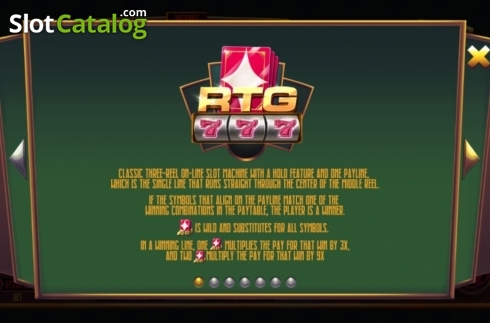Скрин7. 777 (RTG) слот