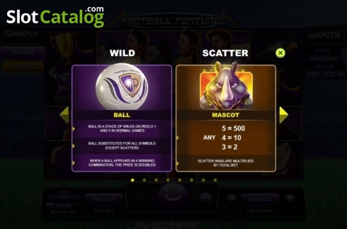 Скрин5. Football Fortunes слот