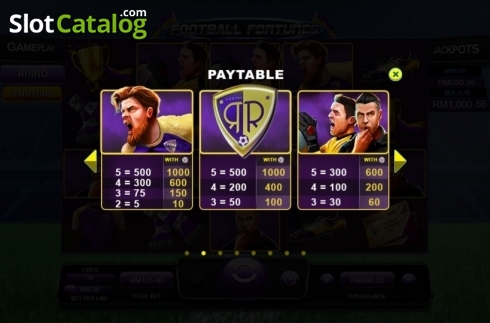 Скрин6. Football Fortunes слот