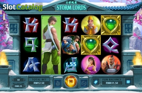 Скрин3. Storm Lords слот