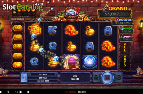 Скрин5. Halloween Treasures слот