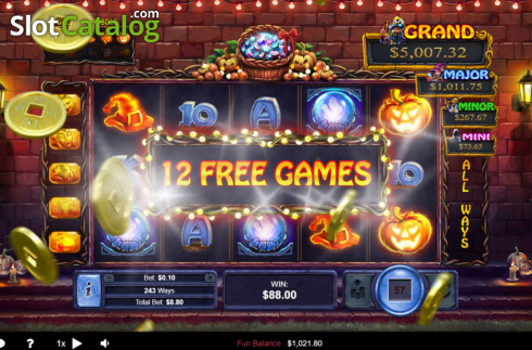 Скрин7. Halloween Treasures слот