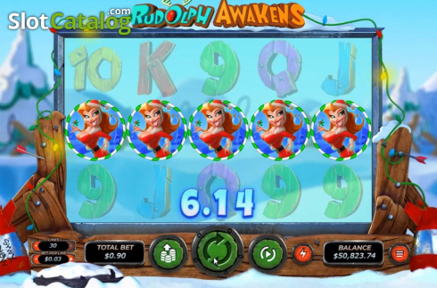 Скрин3. Rudolph Awakens слот