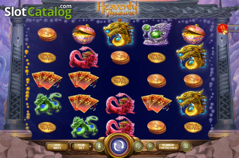 Скрин2. Heavenly Treasures слот
