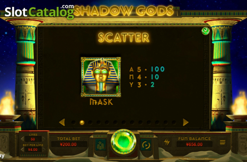 Скрин8. Shadow Gods слот
