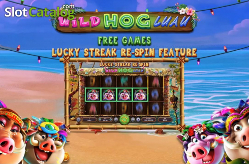 Скрин2. Wild Hog Luau слот