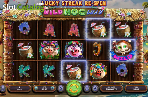 Скрин4. Wild Hog Luau слот