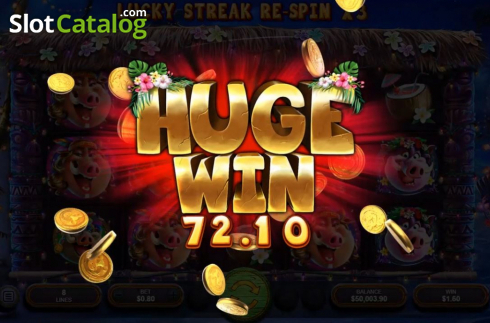 Скрин7. Wild Hog Luau слот