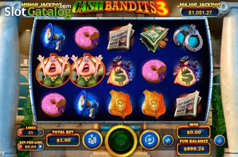 Скрин3. Cash Bandits 3 слот