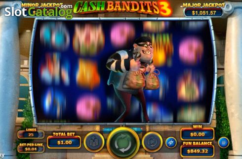 Скрин4. Cash Bandits 3 слот