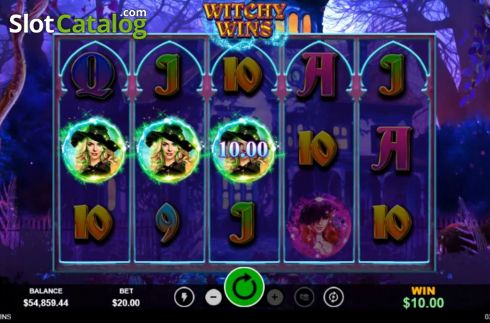 Скрин2. Witchy Wins слот