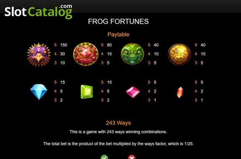 Скрин8. Frog Fortunes слот
