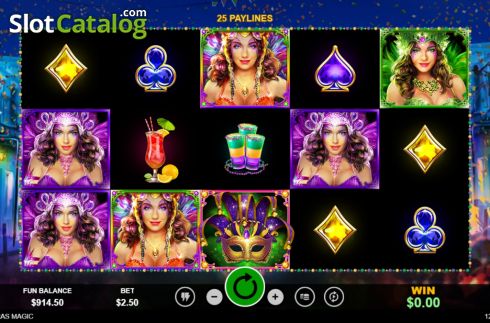 Скрин2. Mardi Gras Magic слот