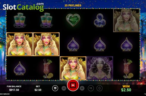 Скрин3. Mardi Gras Magic слот