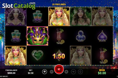 Скрин5. Mardi Gras Magic слот