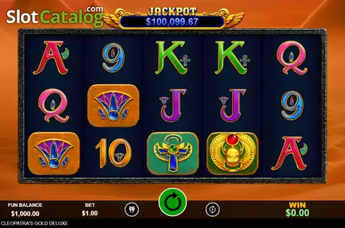 Скрин2. Cleopatras Gold Deluxe слот