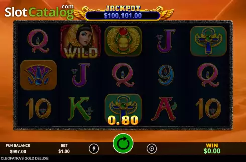 Скрин3. Cleopatras Gold Deluxe слот