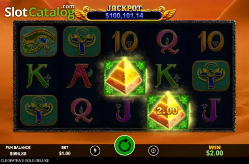 Скрин4. Cleopatras Gold Deluxe слот