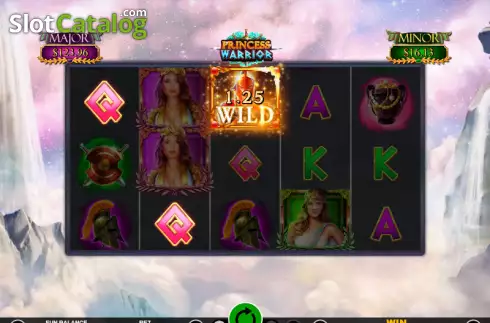 Скрин3. Princess Warrior слот