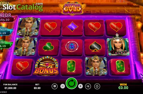 Скрин2. Egyptian Gold слот