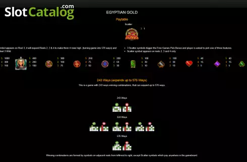 Скрин7. Egyptian Gold слот