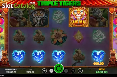Скрин5. Triple Tigers (RTG) слот