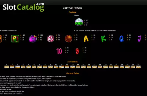 Скрин5. Copy Cat Fortune слот