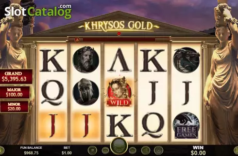 Скрин3. Khrysos Gold слот