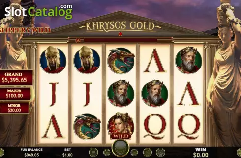 Скрин4. Khrysos Gold слот
