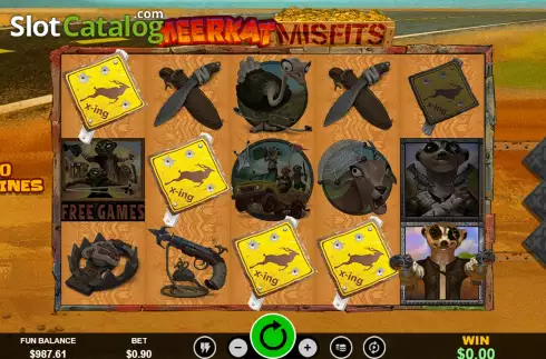 Скрин4. Meerkat Misfits слот